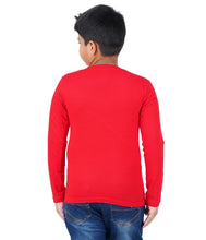 Load image into Gallery viewer, Kiddeo Boys Fullsleeve Colourblock T-shirts(E)