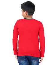 Load image into Gallery viewer, Kiddeo Boys Fullsleeve Colourblock T-shirts(E)
