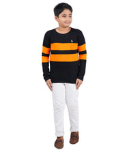 Load image into Gallery viewer, Kiddeo Boys Fullsleeve Colourblock T-shirts(F)
