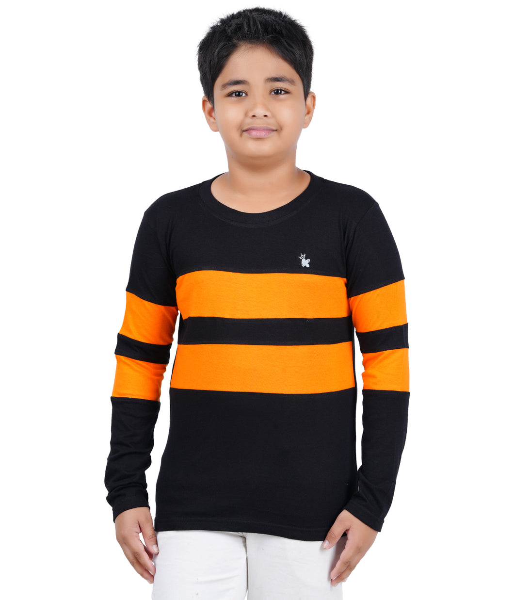 Kiddeo Boys Fullsleeve Colourblock T-shirts(F)