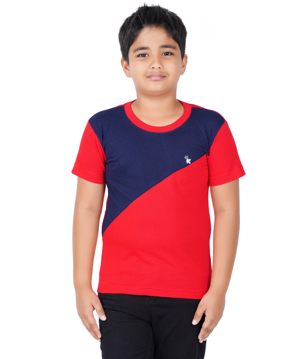 Kiddeo Boys Halfsleeve Colourblock T-shirts(E)