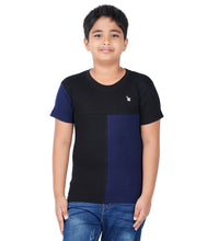 Load image into Gallery viewer, Kiddeo Boys Halfsleeve Colourblock T-shirts(D)
