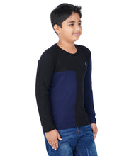 Load image into Gallery viewer, Kiddeo Boys Fullsleeve Colourblock T-shirts(D)

