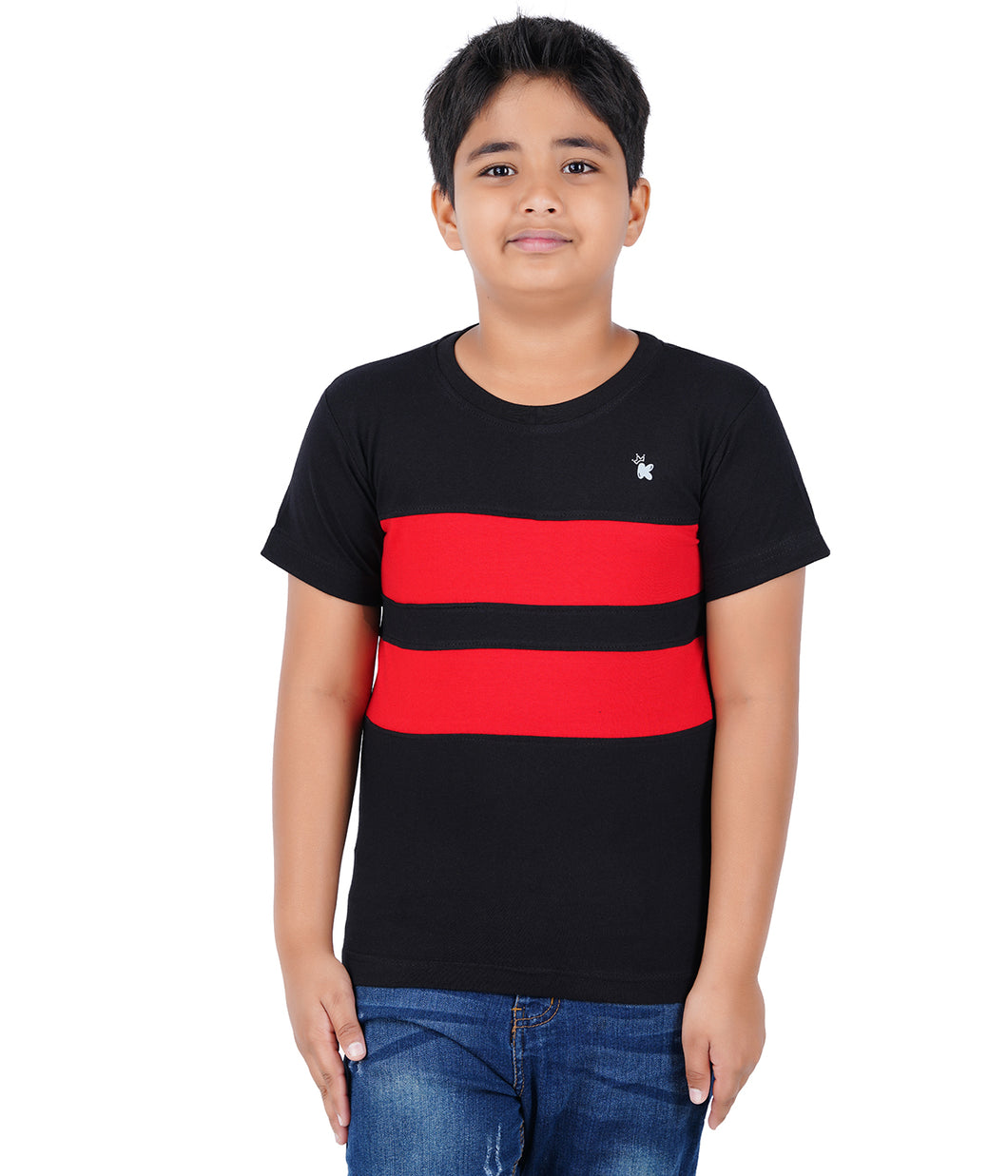 Kiddeo Boys Halfsleeve Colourblock T-shirts(F)