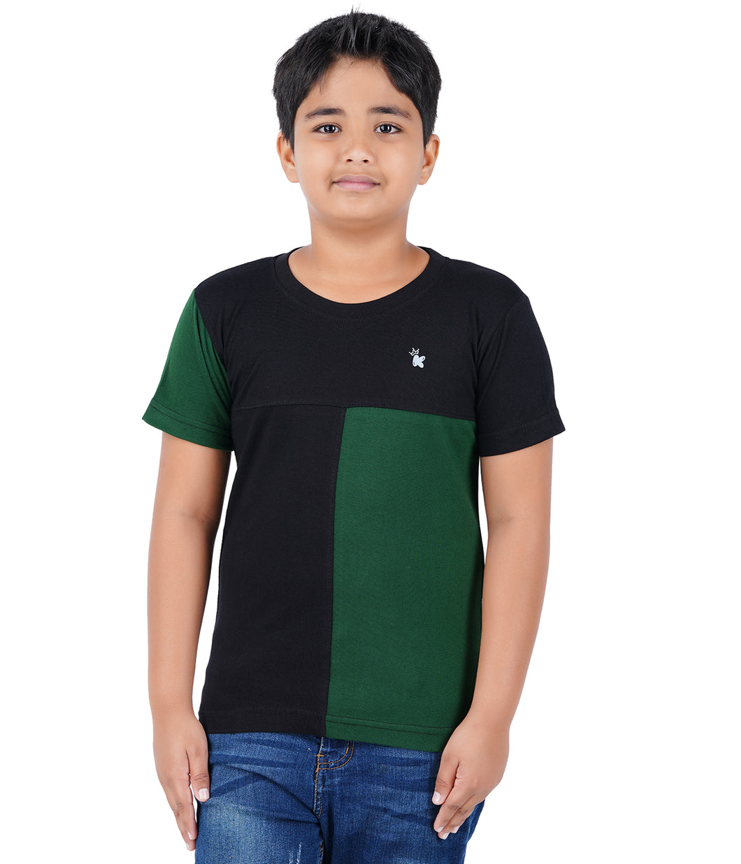 Kiddeo Boys Halfsleeve Colourblock T-shirts(D)