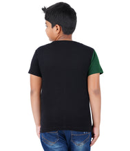 Load image into Gallery viewer, Kiddeo Boys Halfsleeve Colourblock T-shirts(D)
